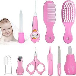 Episkey Baby Grooming Kit, Newborn Baby, Toddler, Kids Care Accessories Set, Portable Infants Kit, Ideal for Travelling & Home Use (Set of 1) (BABY_KIT_PINK)-image-80