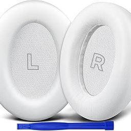 SOULWIT Replacement Earpads for Bose QuietComfort(QC) Ultra Wireless Headphones, Ear Pads Cushions with Softer Protein Leather, High-Density Noise Cancelling Foam - Diamond-20