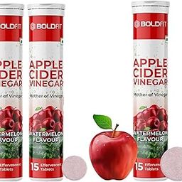 Boldfit Apple Cider Vinegar Tablets With Watermelon Flavor-(Pack Of 2)30 Tablets & Boldfit Apple Cider Vinegar Tablets- Pack of 1 (15 Tablets)-17