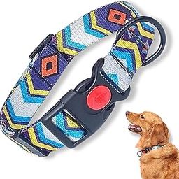 Bruby Soft Nylon Designer Dog Collar, Adjustable Training Collar in Small, Medium & Large Size, Stylish and Durable Dog Collar for Daily Training and Walks (Design 3, Small)-picture-30
