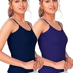 alba Trends Women's Cotton Slips | Adjustable Straps for Custom Comfort | 100% Combed Cotton | Moisture-Wicking & Durable | Everyday Wear | (Combo of 2)-picture-48