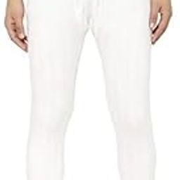 Men Winter King Blended Slim Fit White Thermal Bottom Pant-image-23