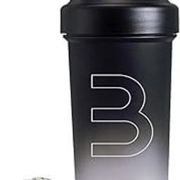 Blubein Premium Protein Shaker 600ml with SS Wisk | 100% Leak Proof | Protein shaker for gym workout | Stylish Black-image-82