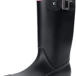 CALANDIS® Women's Rain Boots Mid Calf Rainboots Fashion Anti Slip Protective Footwear 38 | Clothing Shoes & Accessories | Womens Shoes | Boots-image-17