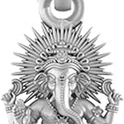Sterling Silver (92.5% purity) God Ganesh Pendant for Men & Women Pure Silver Lord Ganapathy Locket for Good Health & Wealth-image-11
