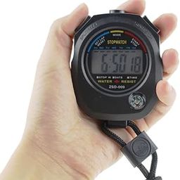 Real Instruments ZSD-009 Digital Stop Watch Waterproof Hand Held LCD Display Chronograph with Date, Time and Alarm Function for Sports Fitness Trainers and Referees Use (ZSD-009)-image-95