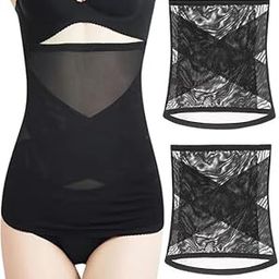 Fashiol Women's Summer Tummy Tucker Waist Control Shapewear | Breathable Mesh Net Elastic Body Shaper Crossover Belly Belt | XL Till 3XL-image-71