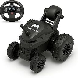 Mirana Warrior 360 Degree Rotating Stunt RC Car Toy for Kids | High Speed Steering Remote Control Vehicle | USB Type-C Rechargeable | Made in India (Onyx Black)-19