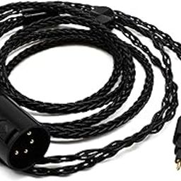 Balanced Replacement Upgrade Cable Compatible with Sennheiser HD580 HD600 HD650 HD660S HD58X HD565 HD545 HD535 HD525 HD265 HD6XX Headphones (4 Pin XLR Balanced, 6.6 ft (2.02 m))-image-25