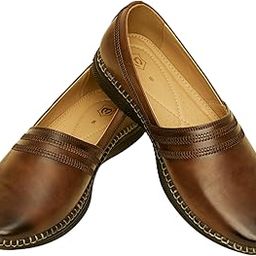 Men's Faux Leather Thread Embroidery Loafers-image-64