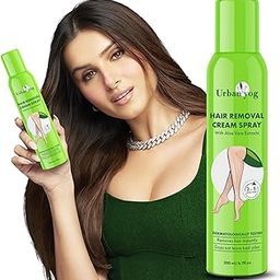 Urban Yog Hair Removal Cream Spray With Aloe Vera Extracts | Pain-free Body Hair Removal for Women (200 ml)-21