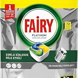 Fairy All in one Platinum Dishwasher Tablets Lemon 72's-image-37