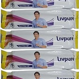Livpure Plastic Pre Filter Candle 5 Piece Set Removes Chlorine Fluoride Heavy Metals Hard Water Softener Water || 1 Pc-image-62