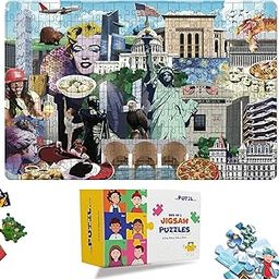 The Puzzl Co – New York City Jigsaw Puzzle for Kids 9+ Years & Adults, 250-Piece Brain Teaser Puzzle Toys | Educational Mind Games | Cultural Learning & Informative Leaflet-picture-14