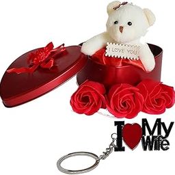 Love Gift For Wife Love Key-chain With Gift Box-Romantic Gift For Wife-Fiancee-Girls-Birthday-Anniversary Gift-40
