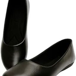 Stylish Brown/Black Synthetic-Leather Bellies – Seamless Office & Casual Slip‑Ons (Pack of 1)-8