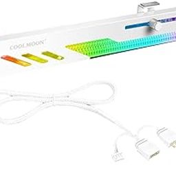 ATORSE Gpu Support Holder 5V Sliding Adjustment Aluminum Alloy RGB Strip White-27