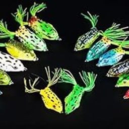 EZ Living 2pcs Multicolor Frog Soft Swim Bait for Fishing Top Realistic Frog Bait Soft Plastic Frog Lures Topwater Frog Fishing Weedless Frog Bait Frog Swim Bait for bass-image-68