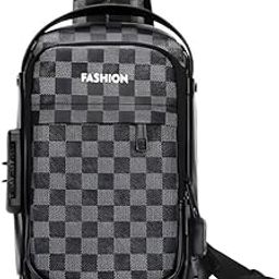 Sling Bag for Men & Women | Anti-Theft Crossbody Backpack with USB Charging Port, Waterproof Casual Messenger Shoulder Bag for Everyday Use | 1 Pcs, Black-picture-10