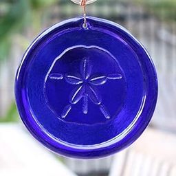 Mission Glass Works 4-Inch Sand Dollar Suncatcher in Cobalt Blue from Our Beach Collection - A Stunning Window Ornament and Gift from Pressed from Carved Steel Dies Made in The USA-image-85