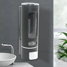 Pivalo Liquid Soap Dispenser Refillable Multipurpose Bathroom Accessories Hand & Dishwasher Sanitizer Lotion Pump Bottle for Home Kitchen Wash Basin (Black, Pack of 1)-image-56