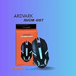 ARDVARK AVGM-007 Gaming Mouse Wired, Ergonomic Gamer Laptop PC USB Optical Computer Mice with RGB Backlit, 4 Adjustable DPI Up to 2400, 3 Programmable Buttons-picture-13