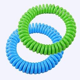 LeevMe Eva Mosquito Repellent Bracelets for 20 Days Use Waterproof, Resealable, DEET Free and Natural Mosquito Repellent Wrist Bands for Indoor and Outdoor_ Pack of 2-5