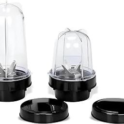 Bullet Juicer Jar Set for Mixer Grinder – Versatile Blender Jars (530ml & 350ml) – 2 Jar Combo for Smoothies, Shakes, Juicing & Grinding – BPA-Free, Durable, Easy to Clean-28