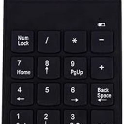 Zer one Mini Wired USB Numeric Keypad 18 Keys Slim Number Pad for Desktop Laptop PC-image-62