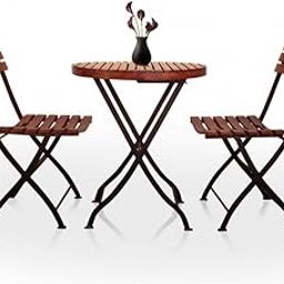Smarty Bistro set - 1 Folding table & 2 Chairs Set-image-95