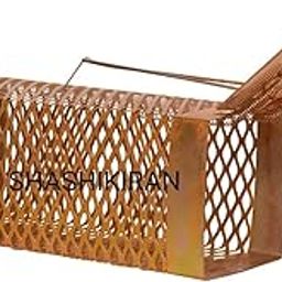 SHASHIKIRAN Rat Trap Cage, Rodent Control, Chuhaa Pinjra for Rat, Mouse and Mice Rat Catcher Cage Made with Metal for Home, Office etc (Multicolor)-image-0
