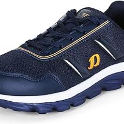 Memory Foam Mens Running Shoe with EVA Sole | Sports,Gym,Training,Walking,Jogging,Casual,School | Lightweight & Comfortable| Sneakers Lace-Up Athletics Loafer Gent's/Boy's D-2003-image-35