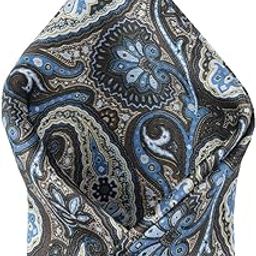 Men Brown Print Formal Pocket Square-picture-16