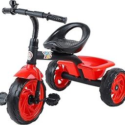 Toyzoy Maple Lite Kids|Baby Trike|Tricycle with Detachable Bell for Kids|Boys|Girls Age Group 2+ Years (Red)-image-4
