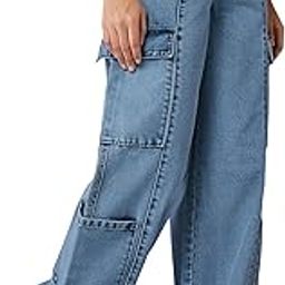 dolce crudo Women's Wide-Leg High Rise Regular Denim Pant-picture-25