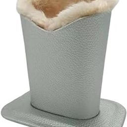Anti scratch Plush Eyeglasses Holder Stand Protective Glasses Case Silver | Vision Care | Eyeglass Cases-image-38