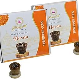 ITRANJALI Natural Sambrani Havan Dhoop Cups | Ideal for Spiritual Pooja,havan,Meditation & Aura Cleansing | Long Lasting & Chemical Free 30 Cups (15 Cups/Pack) with 1 Burner Plate/Pack-image-34