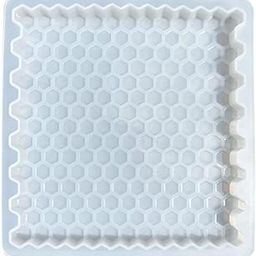 FT ARTS Premium 10cm Square Honeycomb Silicone Mould, Reusable Casting Mould for Resin Coasters, Wall Art, Soap Making-image-86