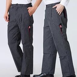 ATORSE™ Restaurant Cafe Chef Waiter Pants Trousers Uniform Black White Stripe Xxl|Business & Industrial | Restaurant & Catering | Uniforms & Aprons | Restaurant Uniforms-image-5
