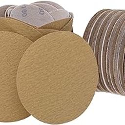 mitoharet 6" Sanding Disc Sandpaper 100 Count PSA Sticky Back, 180 Grit-image-31