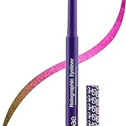 NY Bae Holographic Gel Eyeliner - Pink Chrome 02 | Green Pink Eyeliner (0.25g) | Waterproof & Smudgeproof | Multi-Chrome | Smooth Glide | Long Lasting | Eyeliner + Kajal + Eyeshadow | Eye Makeup-image-8
