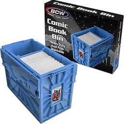 BCW Short Blue Comic Bin | Durable and Convenient Storage Solution for Your Comic Collection-33