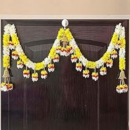 afarza Toran For Main Door Latest Home Decoration Entrance Hanging Handmade Bandarwal Gift Item, 106.7 Cm, Multicolour-16