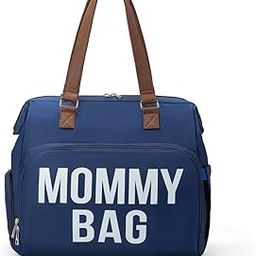 Dravina Diaper Bag for Moms with Large 14-Compartment Storage, Insulated Pockets, Shoe Compartment, Waterproof Baby Bag | Premium Leather Shoulder Strap for On-the-Go Moms, 40cm-image-62