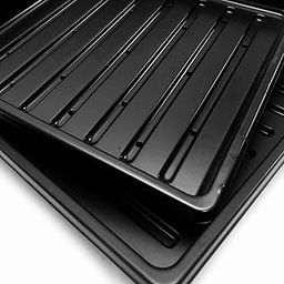 5 Sets of Grewery Farm Extra Strength Shallow 1010 Microgreen Trays | 10 inch x 10 inch | 110 gm | Virgin H I P S | Stackable | Free Sample Microgreen Seeds Pack (05) Black Matt Finish-21