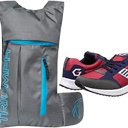 Nx-2 Red/Blue Size-6 with Triumph Back Bag Alpha Pro-6003 Grey/Cyan-image-40