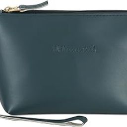 NFI essentials Pu Makeup Pouches For Stylish Women's, Makeup Bag Accessories, Travel Cosmetic Bags, Make Up Pouch, 5Cm, Dark Green-image-77