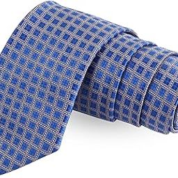 The Woven Swing Blue Colored Microfiber Necktie For Men-image-76