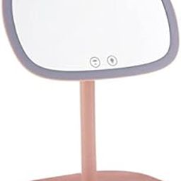 UJEAVETTE® 2xLED Lighted Makeup Cosmetic Mirror with 37 Lights Desktop Tabletop Mirror Pink-image-35