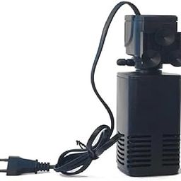ARK AQUATICS 4-in-1 Multi-Function Filtration Submersible Internal Aquarium Filter Oxygen Pump - Silent Sponge Filter for Freshwater & Saltwater Fish Tanks (6005F | 15W - 880L/H BLACK)-image-2